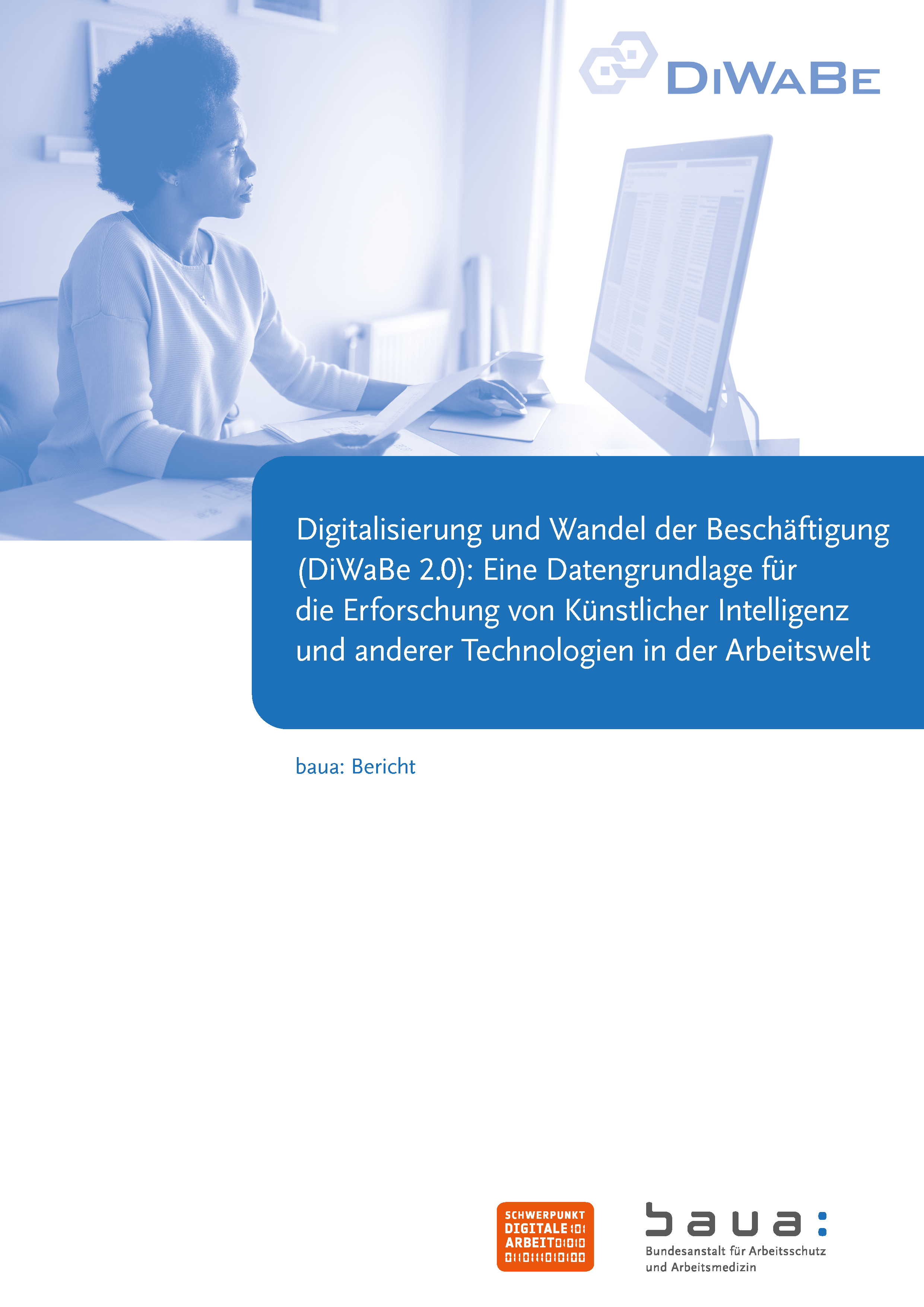 Deckblatt des baua Berichts DiWaBe 2.0