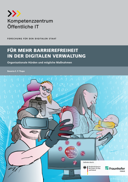 Cover der Kurzstudie Für mehr Barrierefreiheit in der digitalen Verwaltung