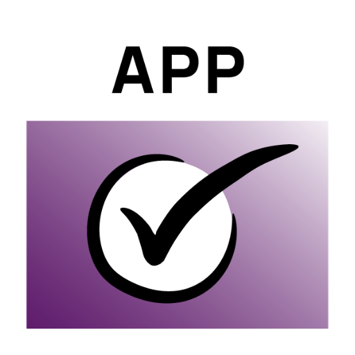 Logo der App Check-App.